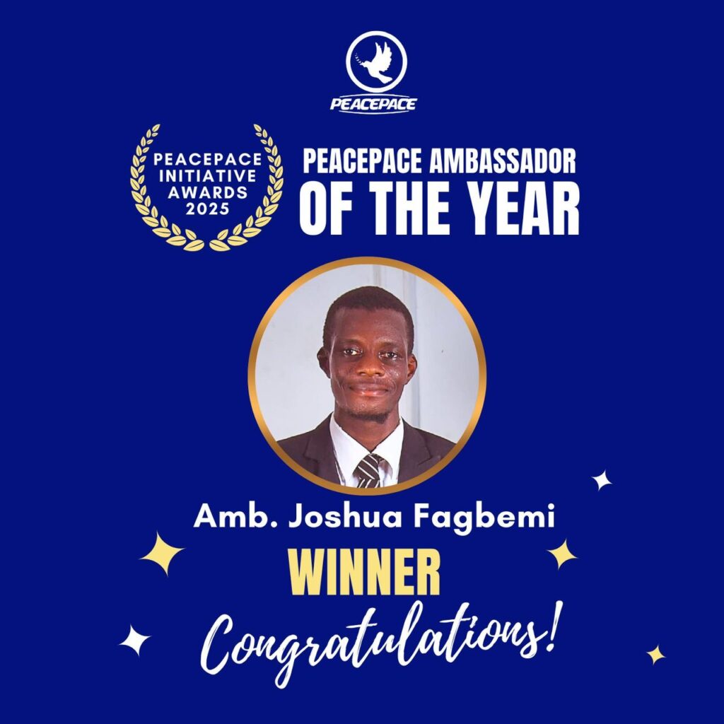 Peacepace Ambassador of the Year